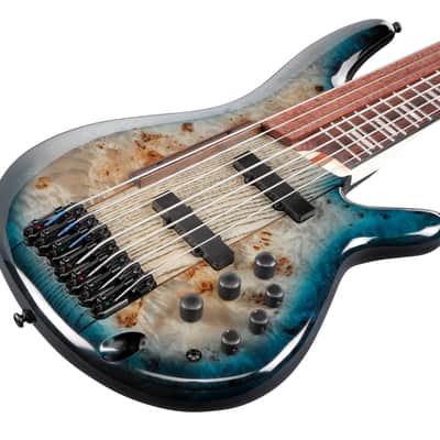 Ibanez SRAS7 CBS - Cosmic Blue Starburst Bass Workshop image 24