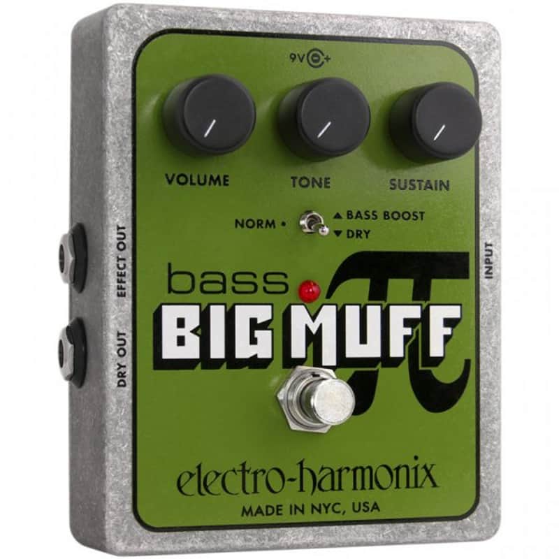 Electro Harmonix Bass Big Muff Pi Effects Pedal for Bass Guitar image 1