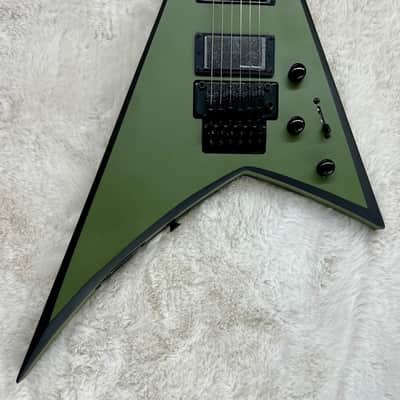 Jackson X Series Rhoads RRX24 Electric, Laurel Fretboard, Matte Army Drab Finish image 3