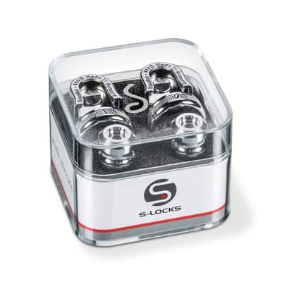 Schaller 14010201 S-Locks Strap Locks System, Chrome image 1