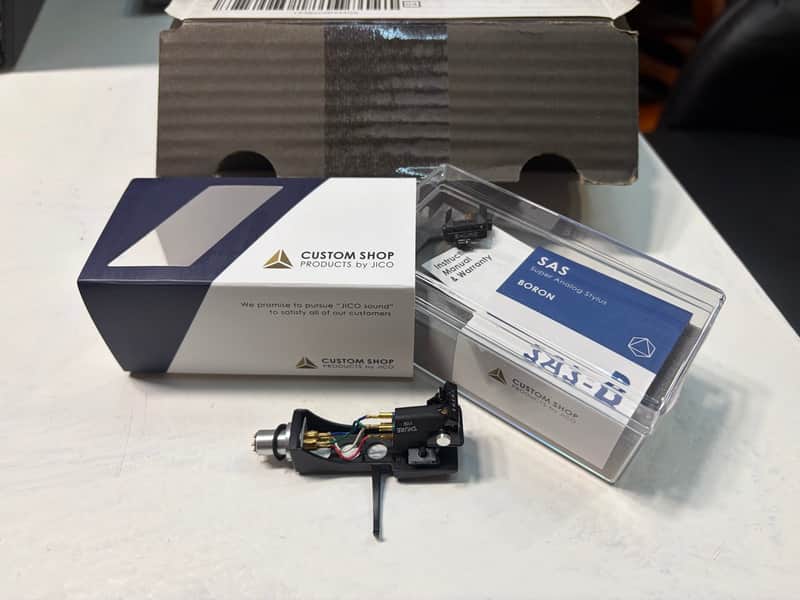 Shure V15 Shure V15mkV 1982-1983 - Shure V15 Type V (V) MM Cartridge + JICO SAS/B (Boron) Stylus + Technics 8g Headshell | Plug & Play (52mm) image 1