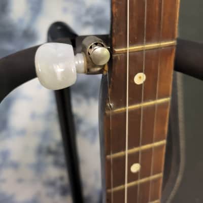 Vintage 1965 Kay 5 String Banjo New Strings Pro Setup Original Soft Shell Case image 6