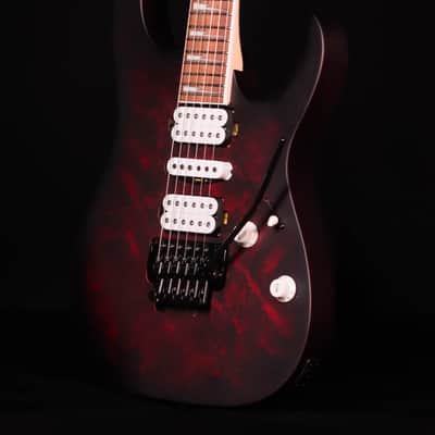Ibanez RG470DX Electric Guitar, Wine Red Frozen Matte image 2