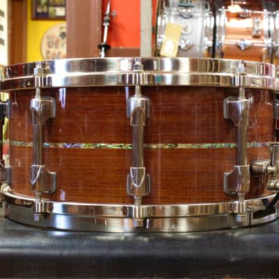 2000s Tama Starclassic Omnitune in Natural Bubinga 18x22 9x12 16x16 6.5x14 image 13