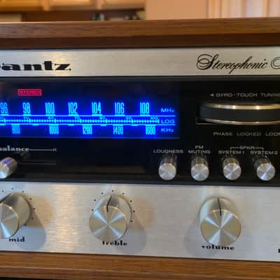 Excellent Marantz 2230B and New Walnut Cabinet image 3