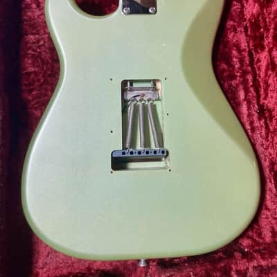 Bill’s Brothers ST Type Surf Green Made in Japan Electric Guitar Used image 3