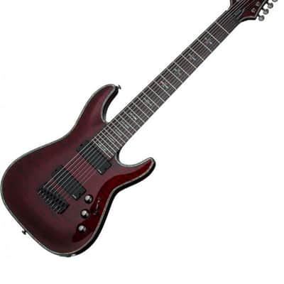 Schecter Hellraiser C-8 Electric Guitar Black Cherry image 3
