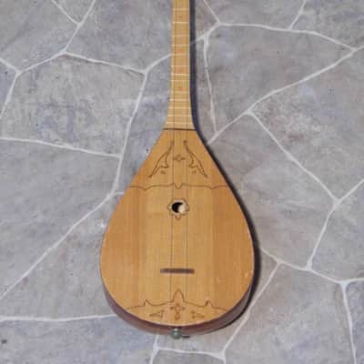 vintage Uzbek 2string muleberry dotar dutar dutor central Asia plucked folk instrument image 1