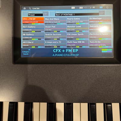 Yamaha Montage 7 Flagship Synthesizer 2019 - Present - Black image 11