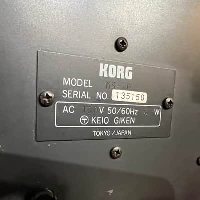 Korg MS-10 1970s - Black image 2