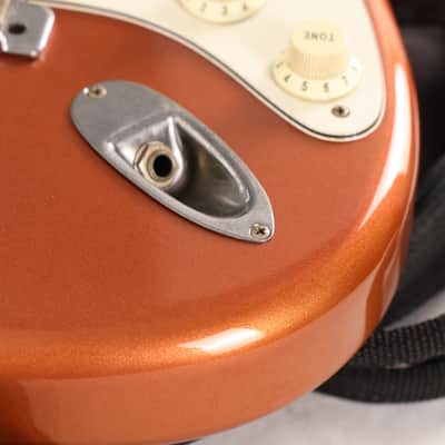 Fender 1991 ST-62 Stratocaster Reissue MIJ Burgundy Mist Metallic Matching Headstock image 16