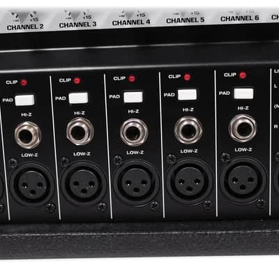 Rockville RPM109 12 Channel 4800w Powered Mixer, 7 Band EQ, Effects, USB, 48V image 7