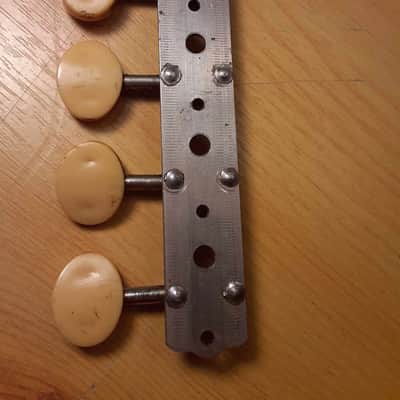 Harmony Silvertone * Unbranded Mandolin A-Style Tuning Machine Strip (Treble Side only) image 13