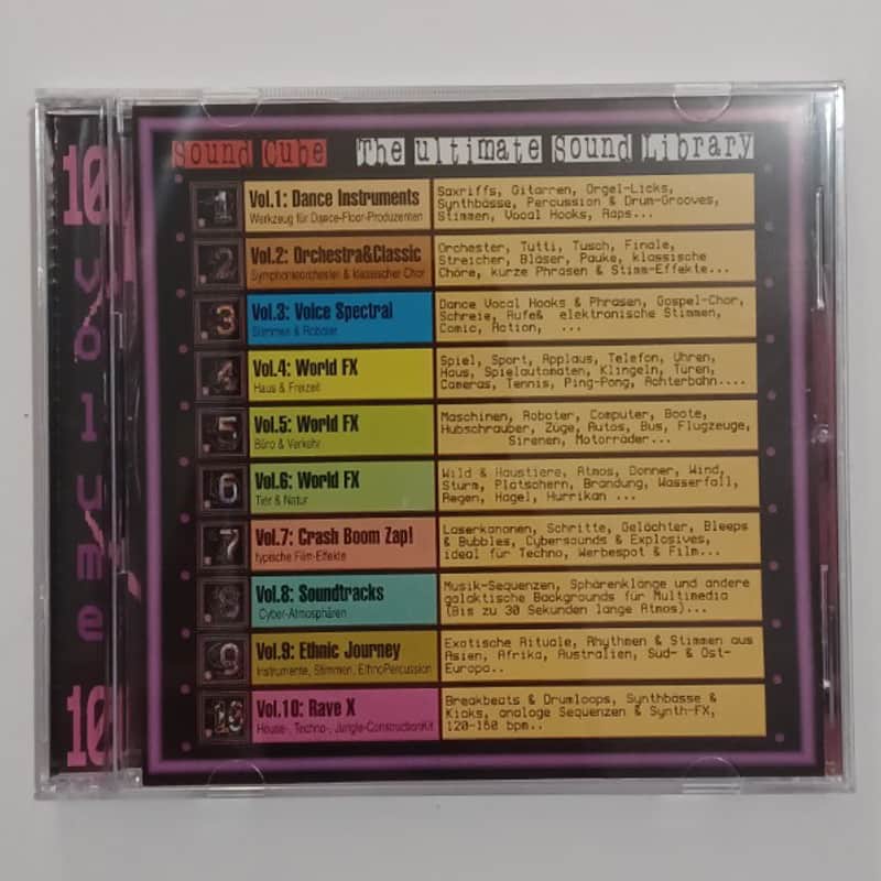 Best Service Sound Cube Vol 10 Rave X Sample CD Wav Aiff image 1