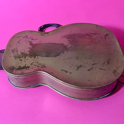 1936 Dobro M-32 Gold Roundneck fiddle edge resonator image 13