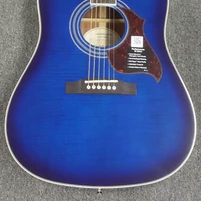 Epiphone Hummingbird Artist Acoustic Guitar Blueburst image 1