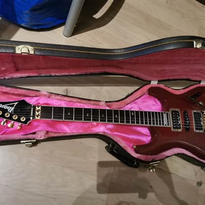 Ibanez S540FM (MIJ) 1993 Red shredder + case image 10