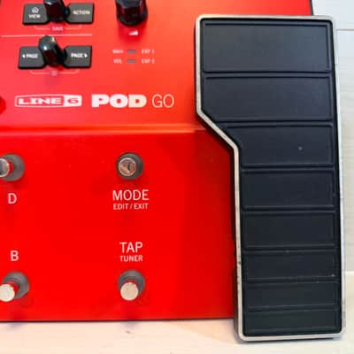 Line 6 POD Go Limited Edition Red Multi-Effects Processor w/ Power Supply 2022–2020s image 6