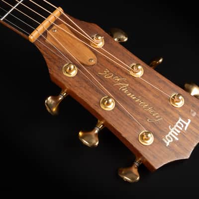 2004 Taylor 714-L30 Limited Edition 30th Anniversary - Natural | USA Grand Auditorium Fallen Leaves Inlays Pickup | OHSC image 9