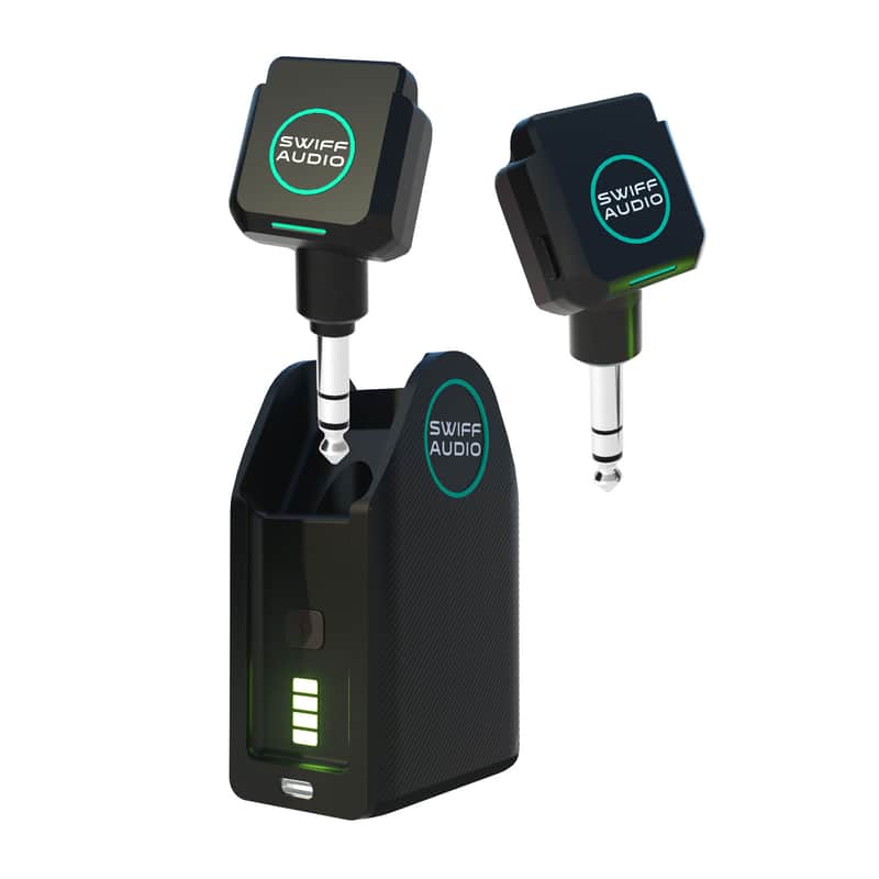 Swiff WX503 5.8GHz Wireless Guitar System with Charging Case, Wireless Transmitter Receiver,price include the import duty for US buyer image 1