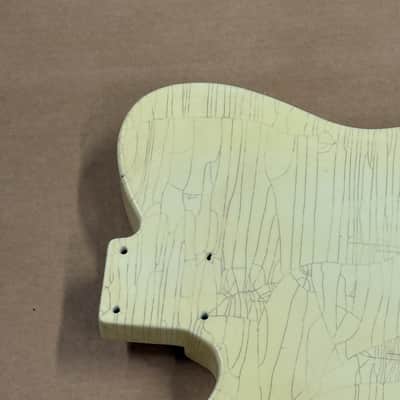 2162g Kohlin Guitars T-Type Roasted Pine replacement body Aged Nitro Relic Butterscotch Made in Sweden fits Fender Telecaster necks image 9