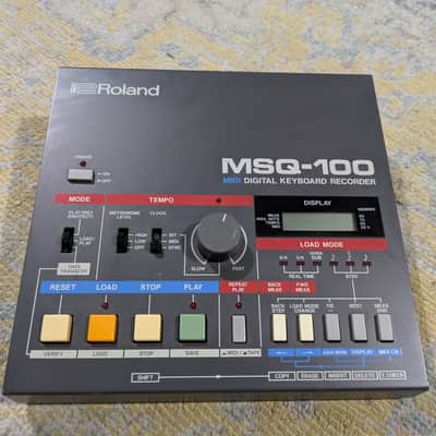 Roland MSQ-100 MIDI Digital Keyboard Recorder 1984 - 1986 - Black image 1
