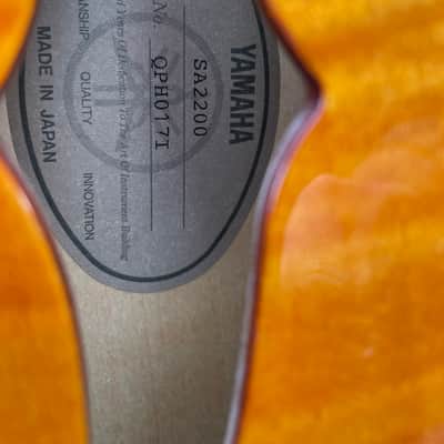 Yamaha SA2200-OVS Semi-Hollow Electric Guitar 2010s - Violin Sunburst image 9