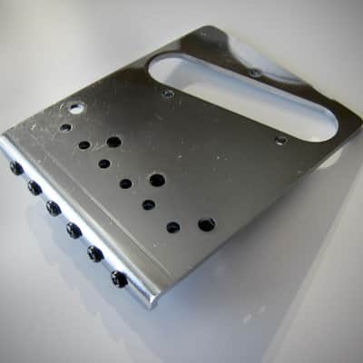 Fender Telecaster Bridge & Saddles Circa 1990-2025 Chrome image 6