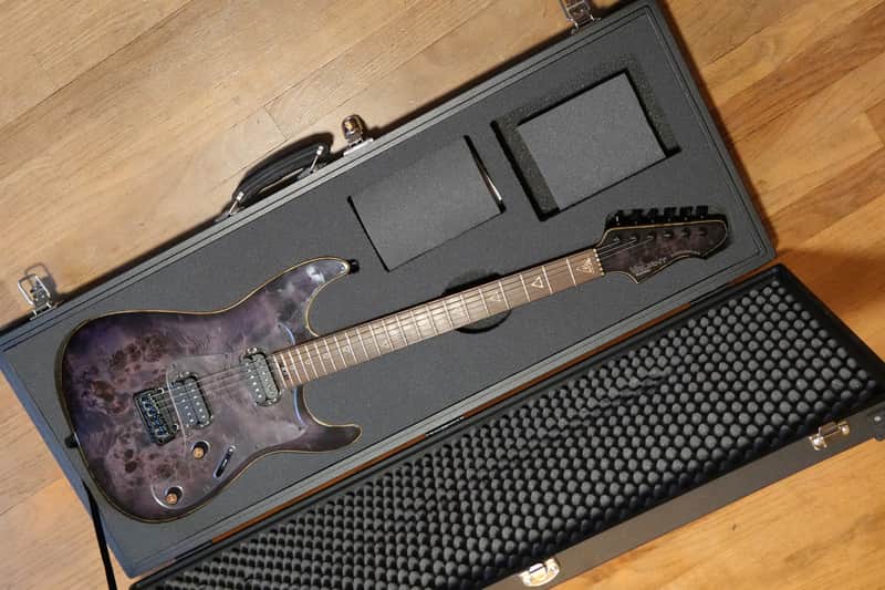 Valiant Guitars Soothsayer “The Sage” Purple Poplar Burl 2023 image 1