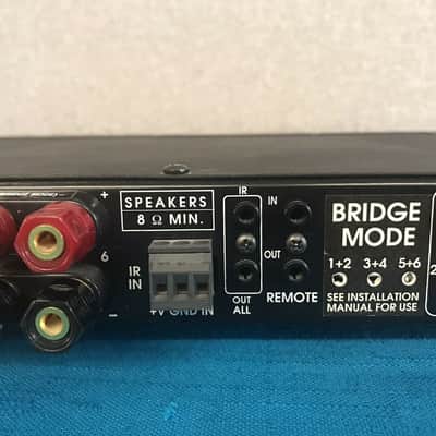 Elan Z Series - Z660 6 Channel Power Amplifier - Tested & Working USA image 6