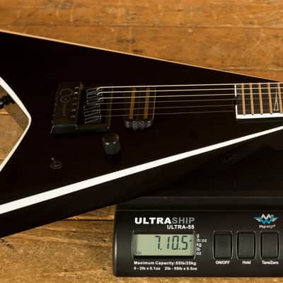 Jackson Pro Plus Series Signature Christian Andreu Rhoads RR24 EVTN - Ebony - Black w/White Bevels image 8