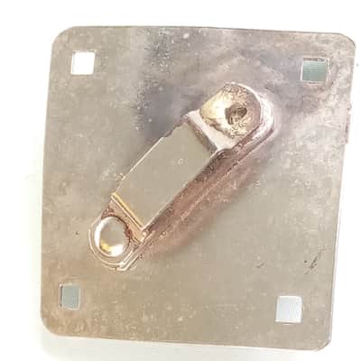 *Ludwig/WFL Diamond Ride Tom Drum Shell Mount Bracket Nickel Vintage 50s *Repair image 1