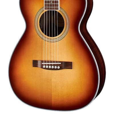 Guild M-260E Deluxe Concert Electro Archback Acoustic in Edgeburst image 3