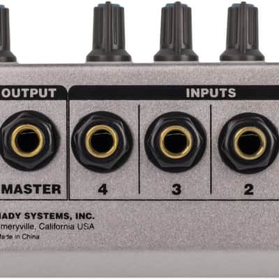 Nady - MM-141 - 4-Channel Mono Unbalanced Mini Mixer image 3