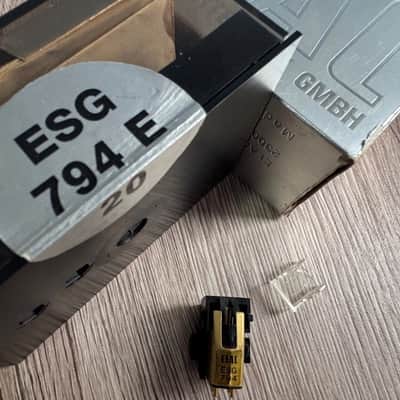 ELAC ESG-794E MM Cartridge Boron Cantilever /Original Box & Manual image 2
