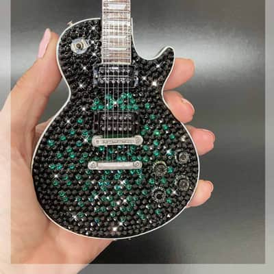 Slash Gibson Les Paul 1:4 miniature replica Anaconda Burst 2024 - Swarovski Crystals image 4
