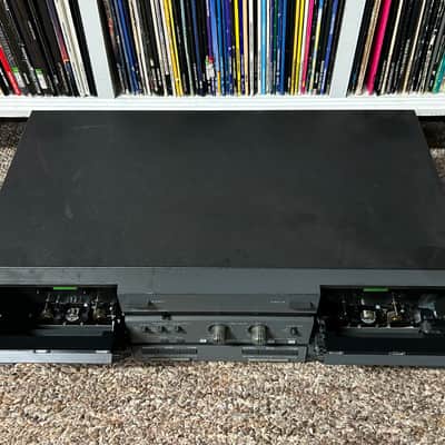 Mitsubishi M-T5200 Stereo Double Cassette Deck Dual Tape Player TESTED READ image 6