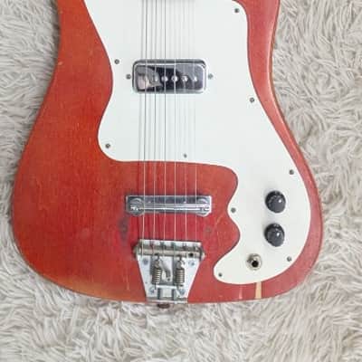 Vintage Kay Vanguard Single Pickup Solid Body Electric Guitar w/Case - 1960s image 1