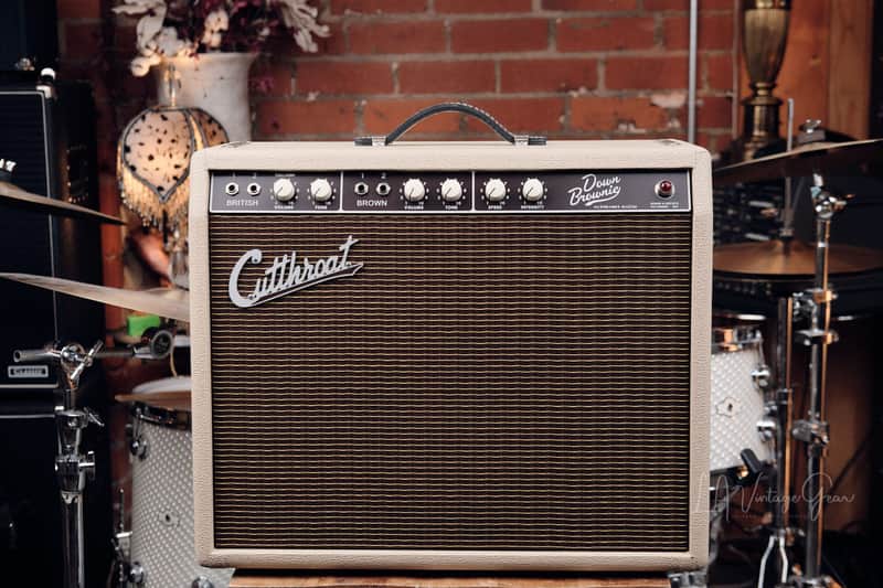 2024 Cutthroat Audio Down Brownie 1x12 Combo Amp - Blonde/Oxblood image 1