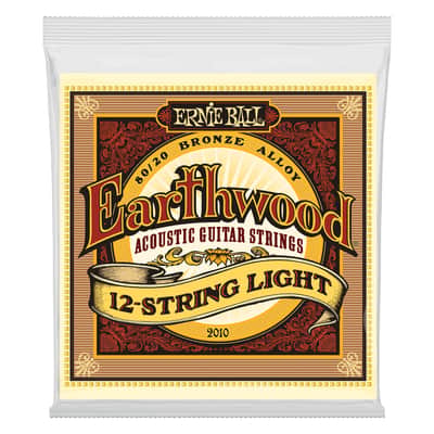 Ernie Ball Earthwood 12 String Acoustic Guitar Strings, 9-46, Light - 2010 image 2