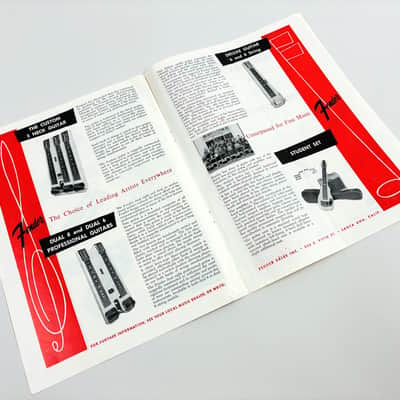 Fender Original 1955 Full-Line Catalog – Fine Electric Instruments. image 4