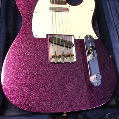 Fender Custom Shop Limited-edition '60 Telecaster Journeyman Relic Electric Guitar - Purple Sparkle image 7