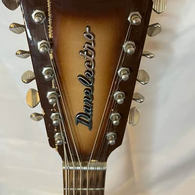 Danelectro Bellzouki 7010 Single Pickup 12-String 1961 - 1969 - Brown Burst image 4