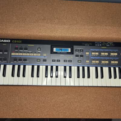Casio CZ-101 49-Key Synthesizer Upgraded Screen, Serviced