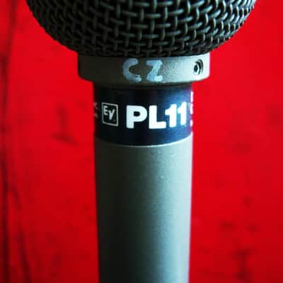 Vintage 1980's Electro-Voice PL11 / RE11 Supercardioid Dynamic Microphone Low Z w mic clip RE10 RE15 image 9