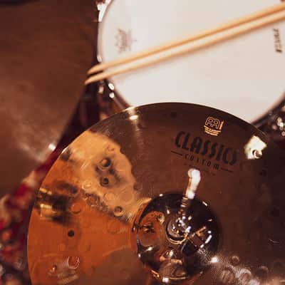 MEINL CC14MH-B Classics Custom Brilliant Medium HiHat 14 Zoll Becken image 11