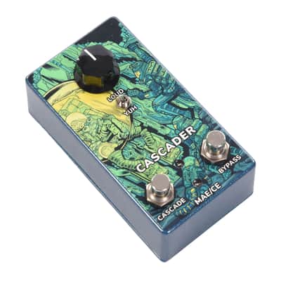 Mask Audio Electronics Cascader Fuzz Pedal Teal image 2