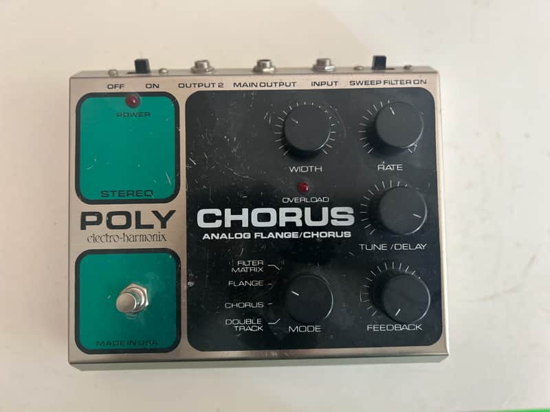 Electro-Harmonix Stereo Poly Chorus Analog Flange/Chorus image 1