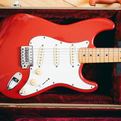 1988–1989 Fender Japan Stratocaster – MIJ / H-Serial / Candy Apple Red / Maple Neck / Hard Case image 15