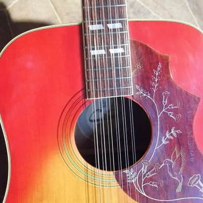 vintage CIMAR 370 12 string dreadnought Guitar pre Ibanez lawsuit miJ Japan 1970 image 16